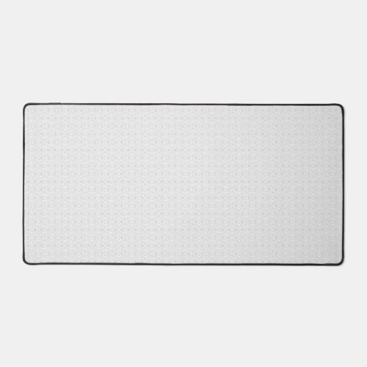Luxe witte monogrammap set bureaumat (Voorkant)