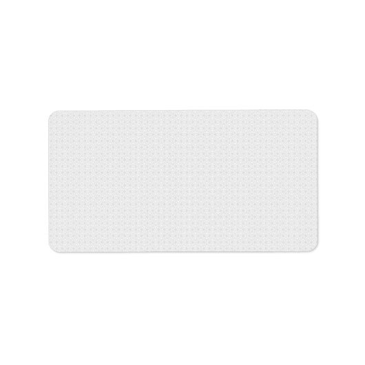 Luxe witte monogrammap set etiket (Voorkant)