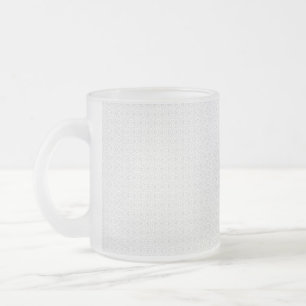 Luxe witte monogrammap set matglas koffiemok