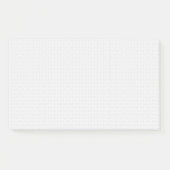 Luxe witte monogrammap set post-it® notes (Voorkant)