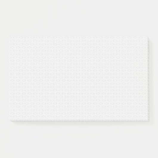 Luxe witte monogrammap set post-it® notes (Voorkant)