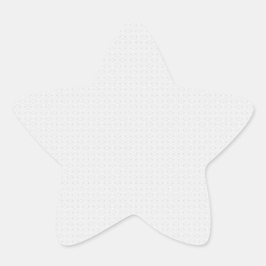 Luxe witte monogrammap set ster sticker (Voorkant)
