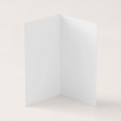 Luxe witte monogrammap set visitekaartjes (Binnen)