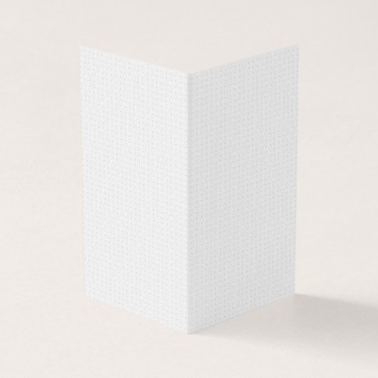 Luxe witte monogrammap set visitekaartjes (Buitenkant)