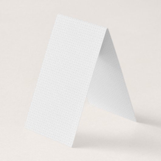 Luxe witte monogrammap set visitekaartjes (Achterkant)