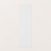 Luxe witte monogrammap set visitekaartjes (Binnenkant ongevouwen)