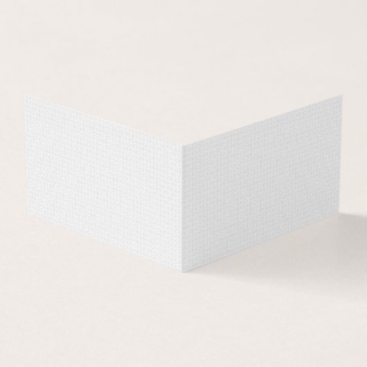 Luxe witte monogrammap set visitekaartjes (Buitenkant)