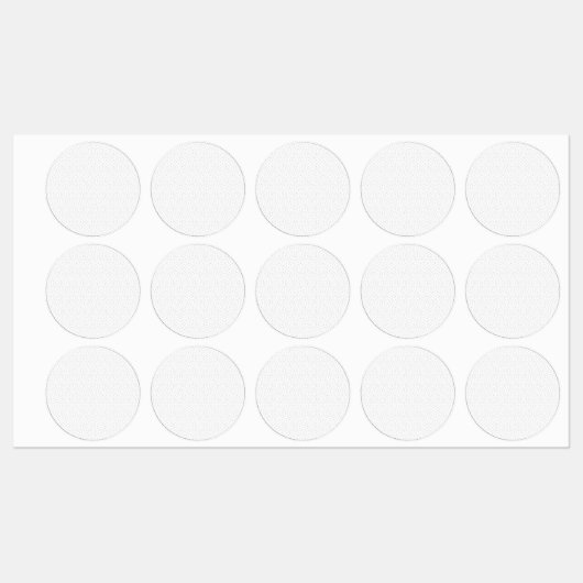 Luxe witte monogramzegelsticker labels (Vel)