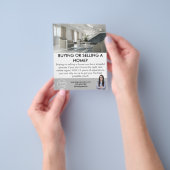 Luxe woning makelaar makelaar Realtor Flyer (Hand)