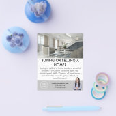 Luxe woning makelaar makelaar Realtor Flyer (Enkel)