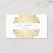 Luxe Wood-effect Art Visitekaartje (Voorkant)