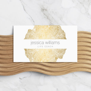 Luxe Wood-effect Art Visitekaartje