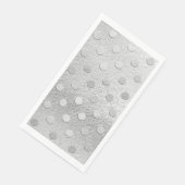 Luxe Zilver Wegwerp Servet (Hoek)