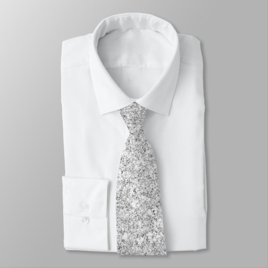 Luxe Zilveren Glitter Sparkles Sequins bruiloft Stropdas (Gebonden)