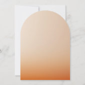 Luxe zonsondergang bruiloft kaart (Achterkant)