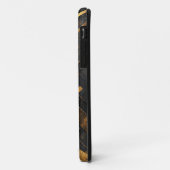 Luxe zwart en goud Abstracte geometrische Case-Mate iPhone Case (Achterkant/links)