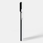 Luxe zwart en goud gestreepte iPhone 16 Hoesje | g (Achterkant / Links)