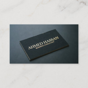 Luxe Zwart en Goud Zakelijk Visitekaartje - Direct