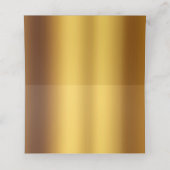 Luxe zwart goud kalligrafie bruiloft (Binnenkant ongevouwen)