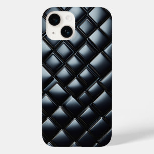 Luxe zwart metalen diamanten telefoonhoesje - Stra Case-Mate iPhone 14 Hoesje