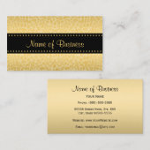 Luxe zwart-witprinter visitekaartje (Voorkant / Achterkant)