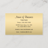 Luxe zwart-witprinter visitekaartje (Achterkant)