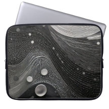 Luxe zwart-witte golven