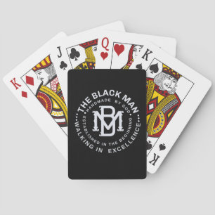 Luxe Zwarte Man Speelkaarten Cadeaus voor Zwarte