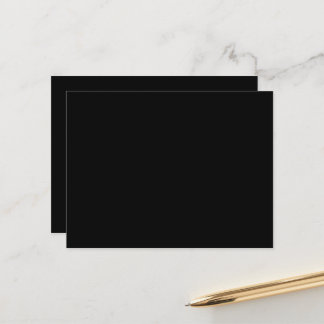Luxe zwarte postkaarten | Modern minimalisme