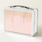 Luxe zwarte roze goudvrije rand (Achterkant)