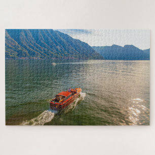  luxeboot op Lake Como, Italië Legpuzzel
