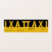 LuxeCab Visitekaartjes (Buitenkant ongevouwen)