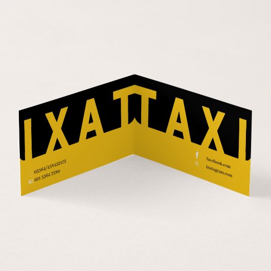 LuxeCab Visitekaartjes (Binnen)