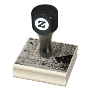 Luxegiften voor fietsers rubberstempel