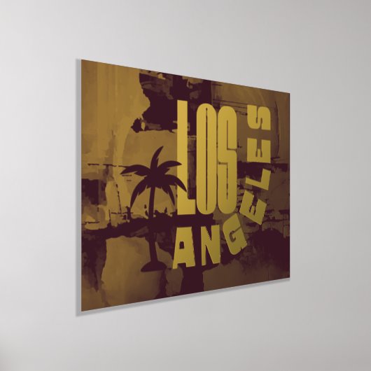 luxegoud Los Angeles abstracte beeldende kunst ech Folie Afdrukken (Laagn)