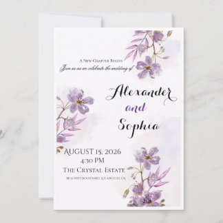Luxehuwelijksuitnodiging Template | Elegant Goud Kaart
