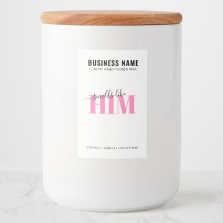 Luxekaarlabel 5,1 x 7,6 cm bewerkbaar voedselcontainer etiket