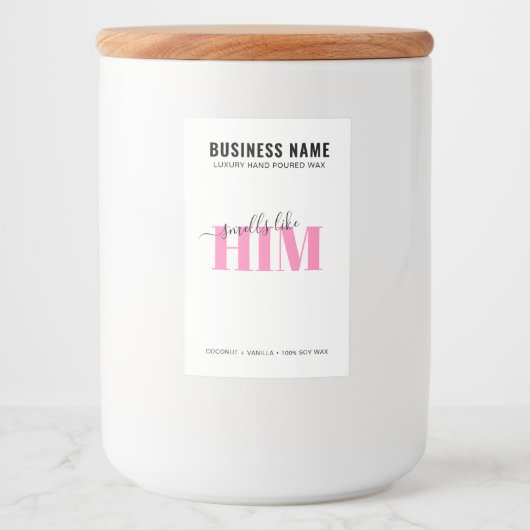 Luxekaarlabel 5,1 x 7,6 cm bewerkbaar voedselcontainer etiket (Voorkant)