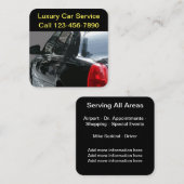 Luxekar-service Vierkante Visitekaartje (Voorkant / Achterkant)