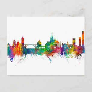 Luxembourg City Skyline Briefkaart