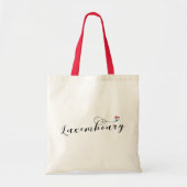 Luxembourg Drapeau Coeur, Sac fourre-tout luxembou (Devant)