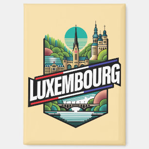 Luxembourg Europe Magneet