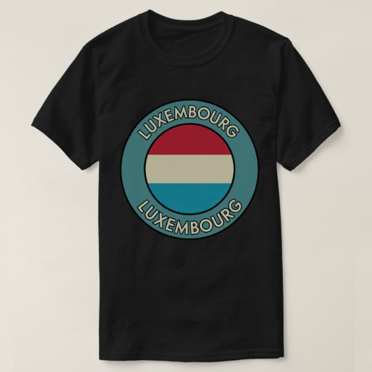 Luxembourg T-shirt (Design voorkant)