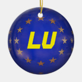 Luxembourg U.E. Ornement de Noël (Devant)