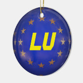 Luxembourg U.E. Ornement de Noël (Gauche)