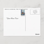 Luxemburg - Boheemse illustratie Schilderij Briefkaart (Achterkant)