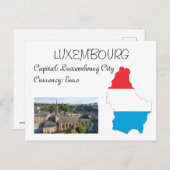 Luxemburg Briefkaart (Voorkant / Achterkant)