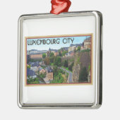 Luxemburg City Metalen Ornament (Links)