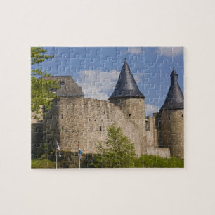 Luxemburg, de Tuurvallei. Bourscheid Legpuzzel