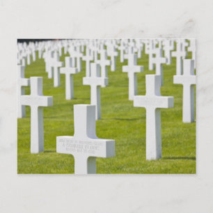 Luxemburg, Hamm. Amerikaans militair kerkhof Briefkaart